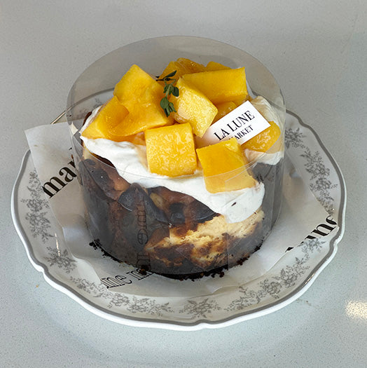 Mango Cream Basque Cheesecake